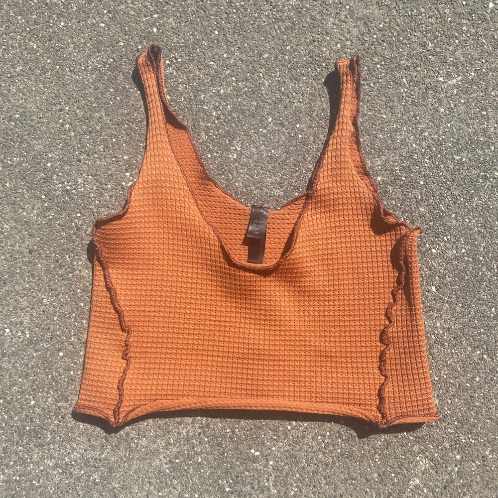 Urban Outfitters Rust Crop Tank Top XS